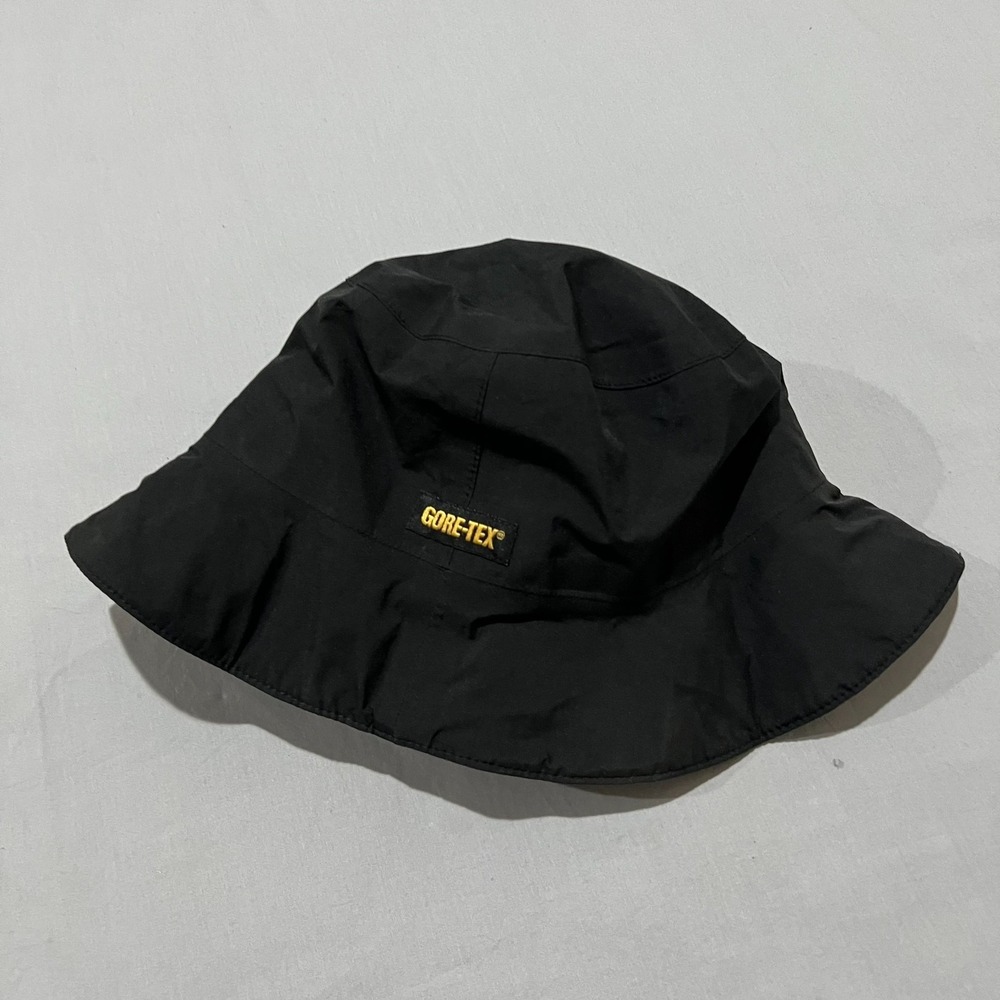 Zero Restriction Mens Black Gore-Tex Embroidered Logo Golf Bucket Hat Size L